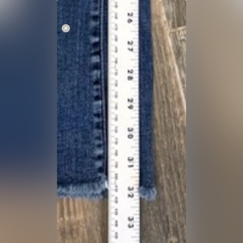 KanCan Treasure High Rise Flare Jeans Medium Wash Striped Size 15/31 - Picture 13 of 13